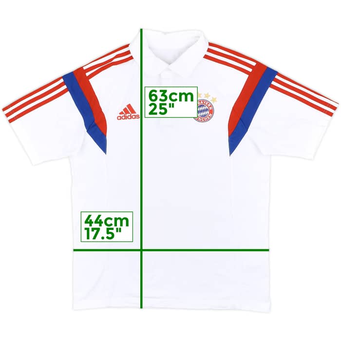 2014-15 Bayern Munich adidas Polo Shirt - 9/10 - (M)