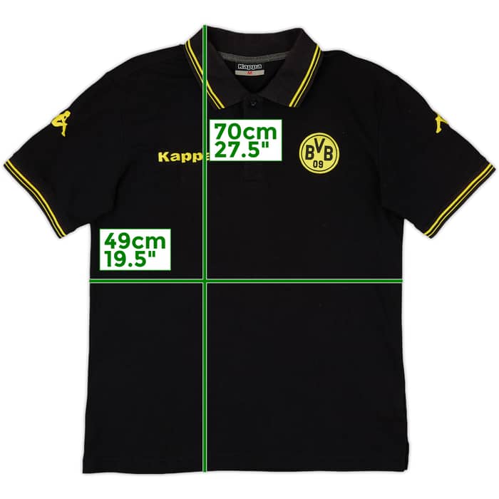 2010-11 Borussia Dortmund Kappa Polo Shirt - 7/10 - (M)