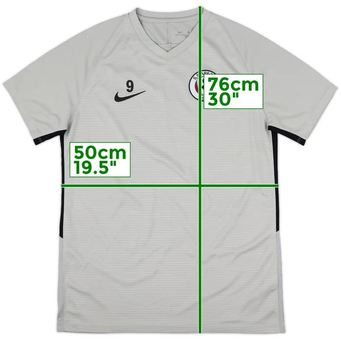 2019-20 Arezzo Nike Player Issue Training Shirt #9 - 9/10 - (L)