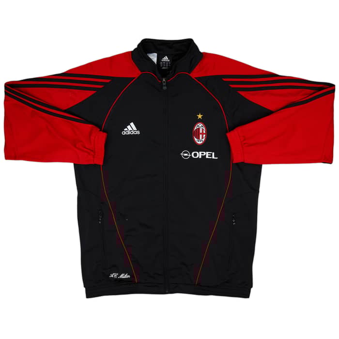 2005-06 AC Milan adidas Track Jacket - 8/10 - (L)