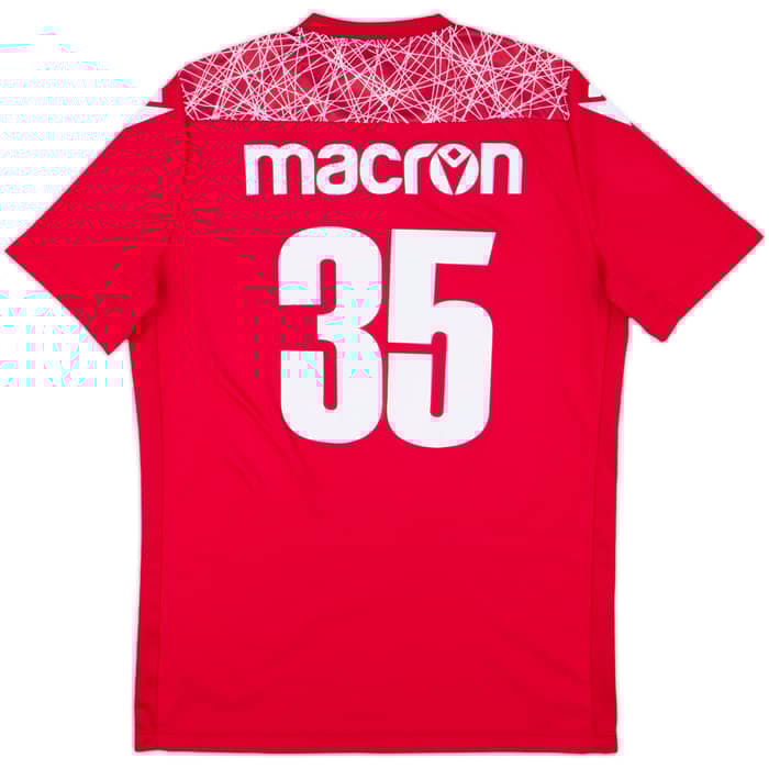 2020-21 Bologna Player Issue Macron Training Shirt #35 - 10/10 - (XL)