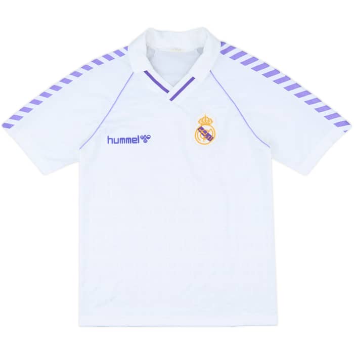 1986-88 Real Madrid Home Shirt - 8/10 - (M)