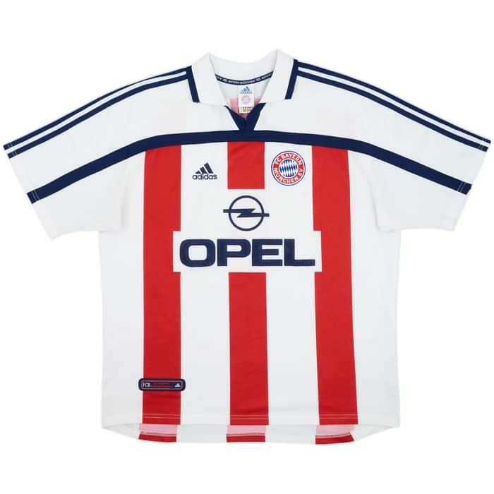 2000-01 Bayern Munich Away Shirt Elber #9 - 7/10 - (XL)