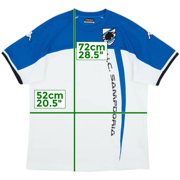 2008-09 Sampdoria Kappa Training Shirt - 6/10 - (M)