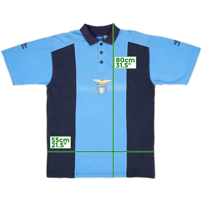 1996-97 Lazio Umbro Polo Shirt - 6/10 - (M)