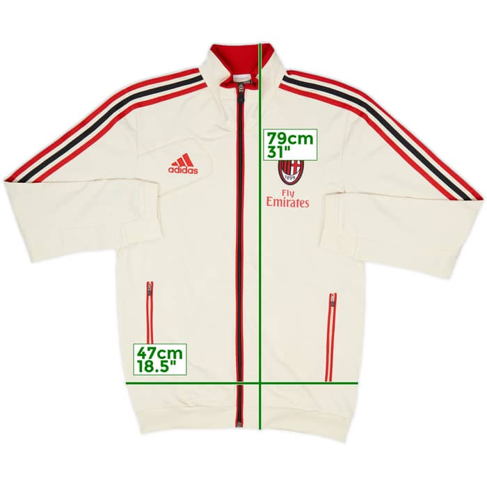2012-13 AC Milan adidas Track Jacket - 9/10 - (S)
