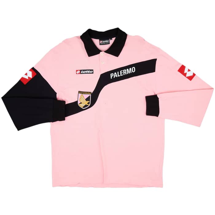 2007-08 Palermo Lotto Polo L/S Shirt - 8/10 - (XL)