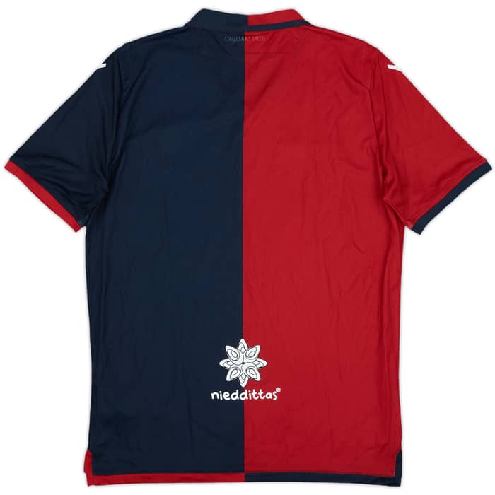 2018-19 Cagliari Home Shirt - 8/10 - (XL.Boys)