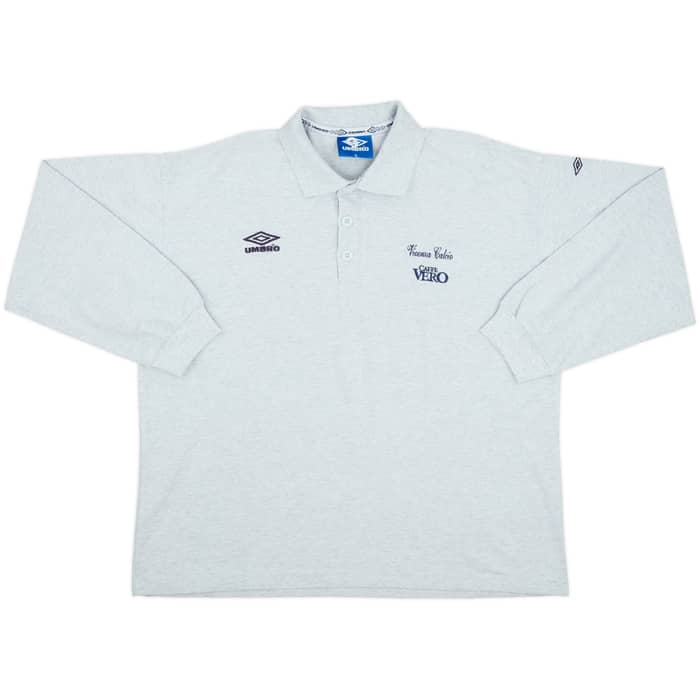 1999-00 Vicenza Umbro Polo L/S Shirt - 9/10 - (XL)