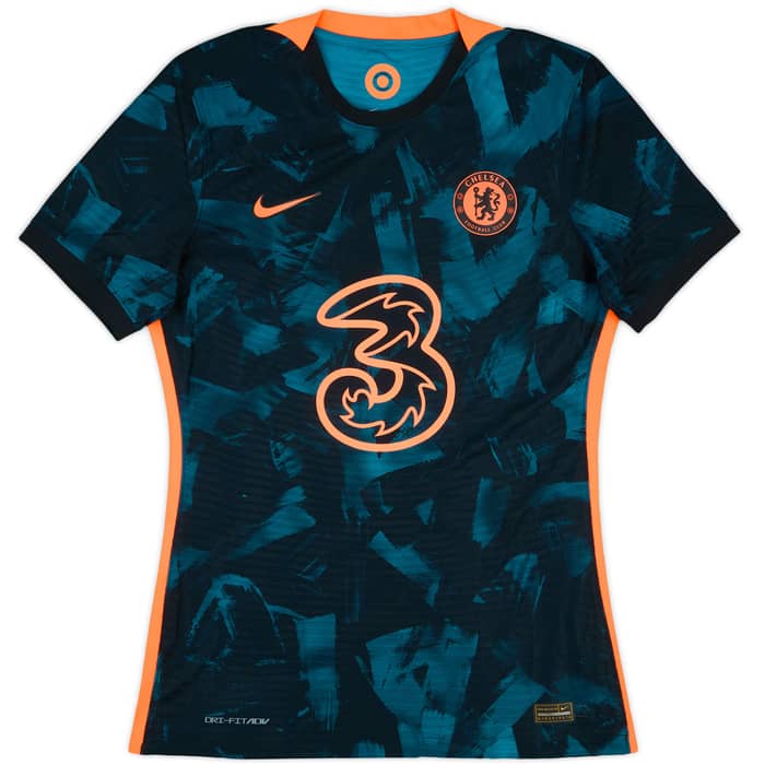 2021-22 Chelsea Player Issue Signed Third Shirt Kante #7