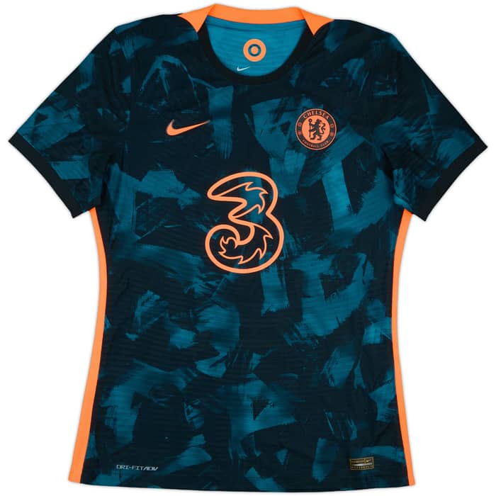 2021-22 Chelsea Player Issue Signed Third Shirt T.Silva #6