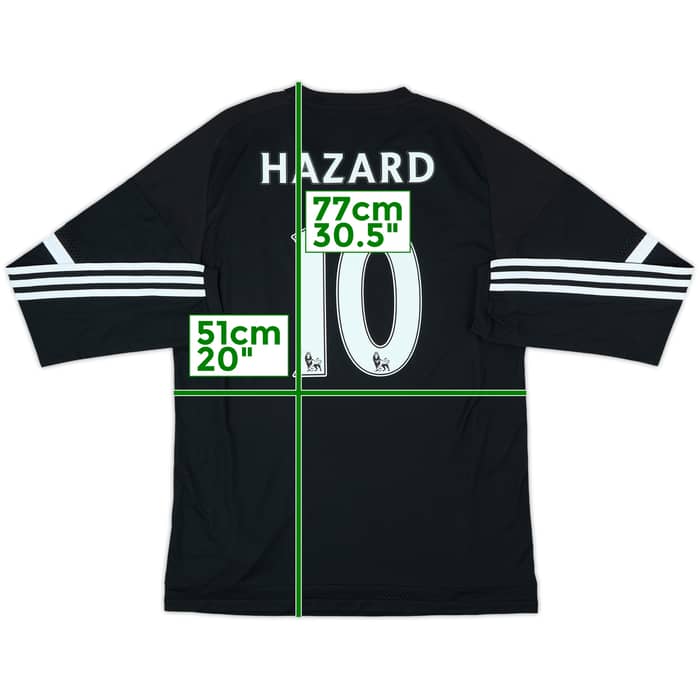 2015-16 Chelsea Player Issue Sample Away L/S Shirt Hazard #10 (L)