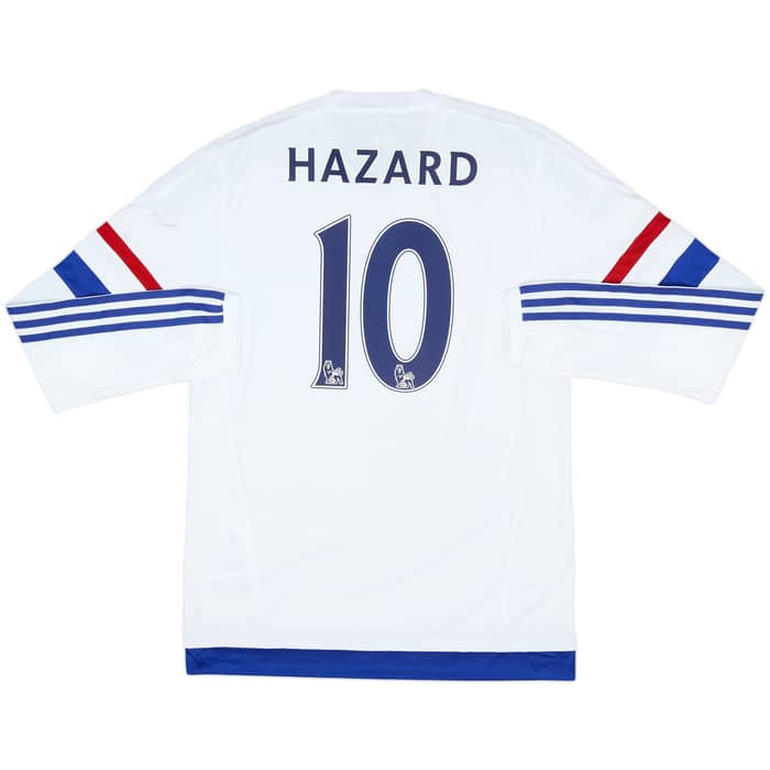 2015-16 Chelsea Player Issue Sample Away L/S Shirt Hazard #10 (L)