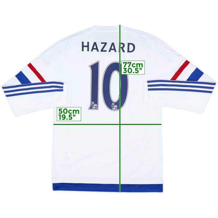 2015-16 Chelsea Player Issue Sample Away L/S Shirt Hazard #10 (L)