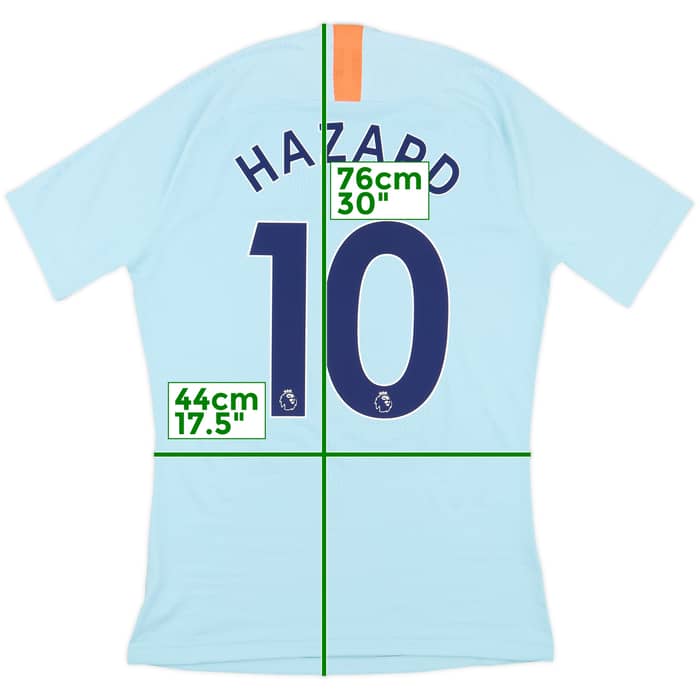 2018-19 Chelsea Authentic Third Shirt Hazard #10 (M)