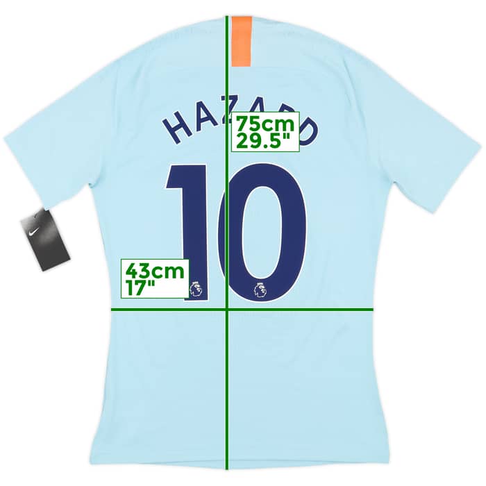 2018-19 Chelsea Authentic Third Shirt Hazard #10 (M)