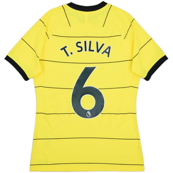 2021-22 Chelsea Authentic Away Shirt T.Silva #6 - 10/10 - (M)