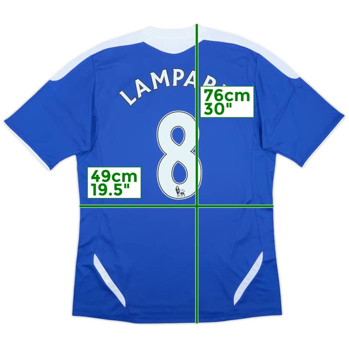 2011-12 Chelsea Home Shirt Lampard #8 - 10/10 - (M/L)