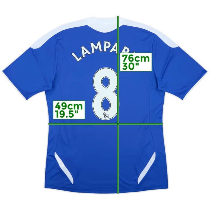 2011-12 Chelsea Home Shirt Lampard #8 - 10/10 - (M/L)