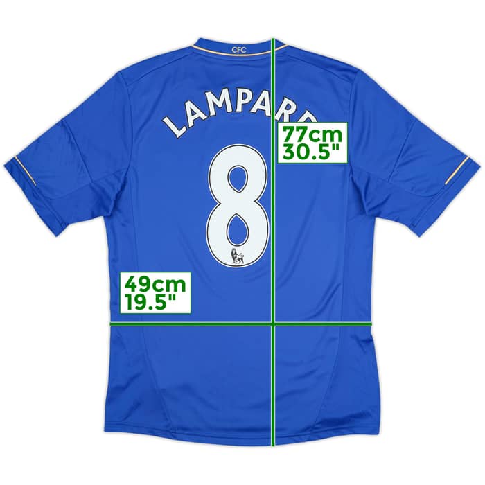 2012-13 Chelsea Home Shirt Lampard #8 - 9/10 - (M)