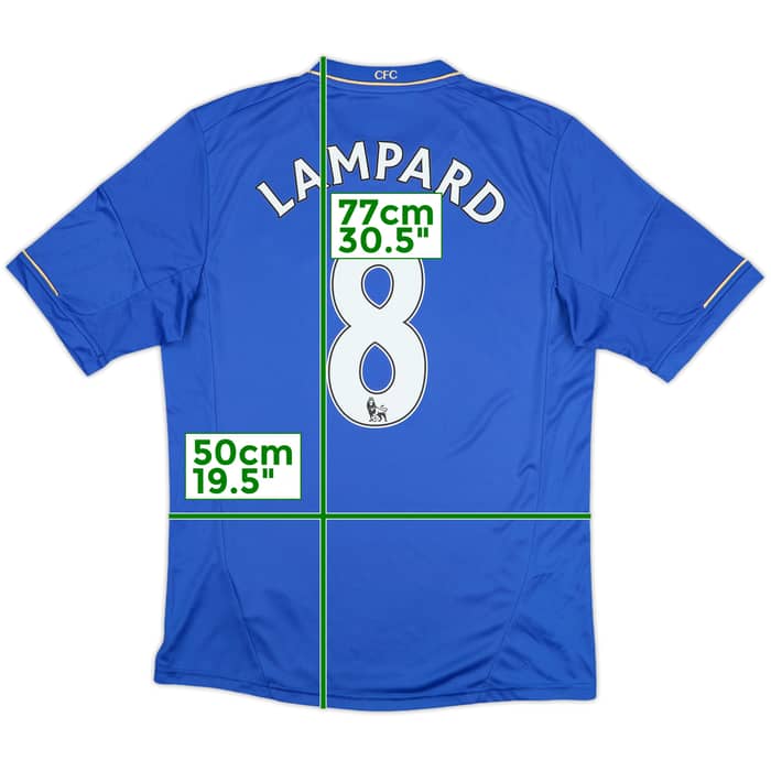 2012-13 Chelsea Home Shirt Lampard #8 - 9/10 - (M)
