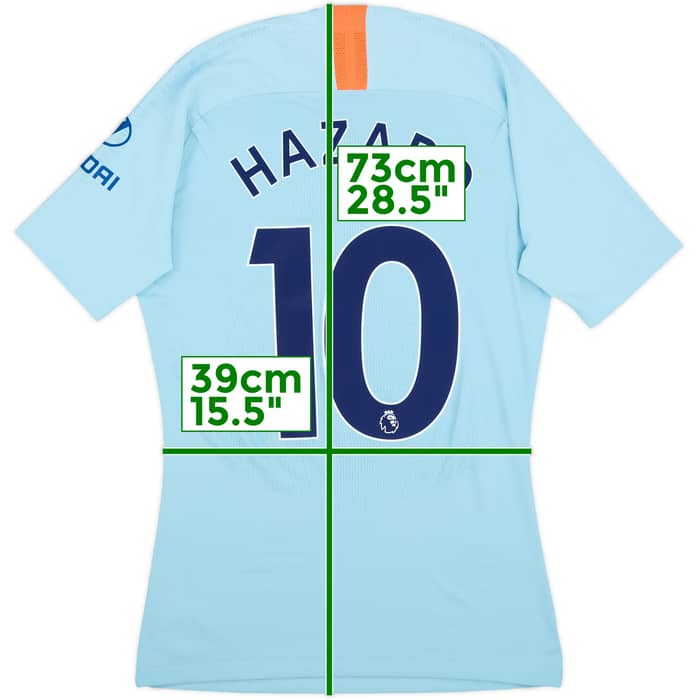 2018-19 Chelsea Authentic Third Shirt Hazard #10 - 10/10 - (S)
