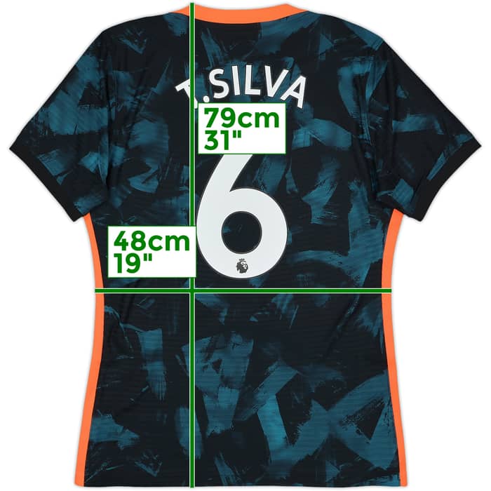 2021-22 Chelsea Authentic Third Shirt T.Silva #6 - 10/10 - (L)