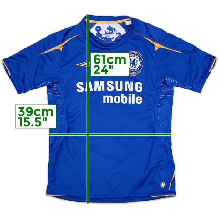 2005-06 Chelsea Centenary Home Shirt - 6/10 - (M.Boys)
