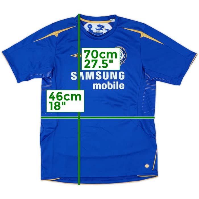 2005-06 Chelsea Centenary Home Shirt - 7/10 - (XL.Boys)