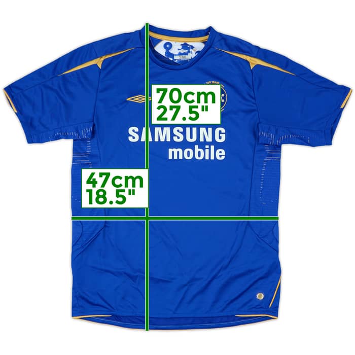 2005-06 Chelsea Centenary Home Shirt - 7/10 - (XL.Boys)