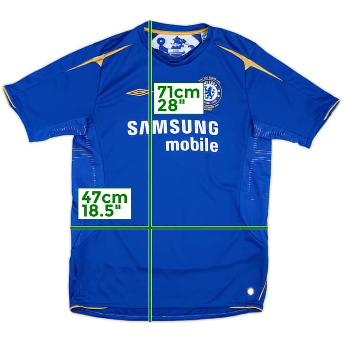 2005-06 Chelsea Centenary Home Shirt - 8/10 - (XL.Boys)