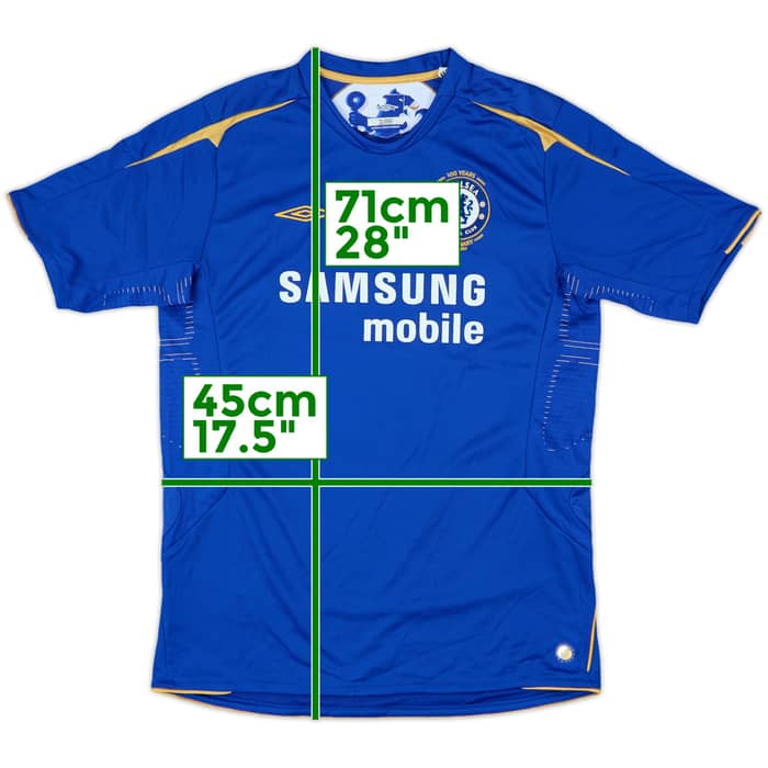2005-06 Chelsea Centenary Home Shirt - 7/10 - (XL.Boys)