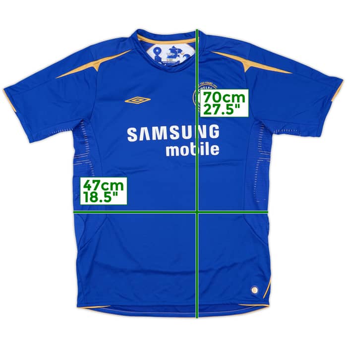 2005-06 Chelsea Centenary Home Shirt - 7/10 - (XL.Boys)