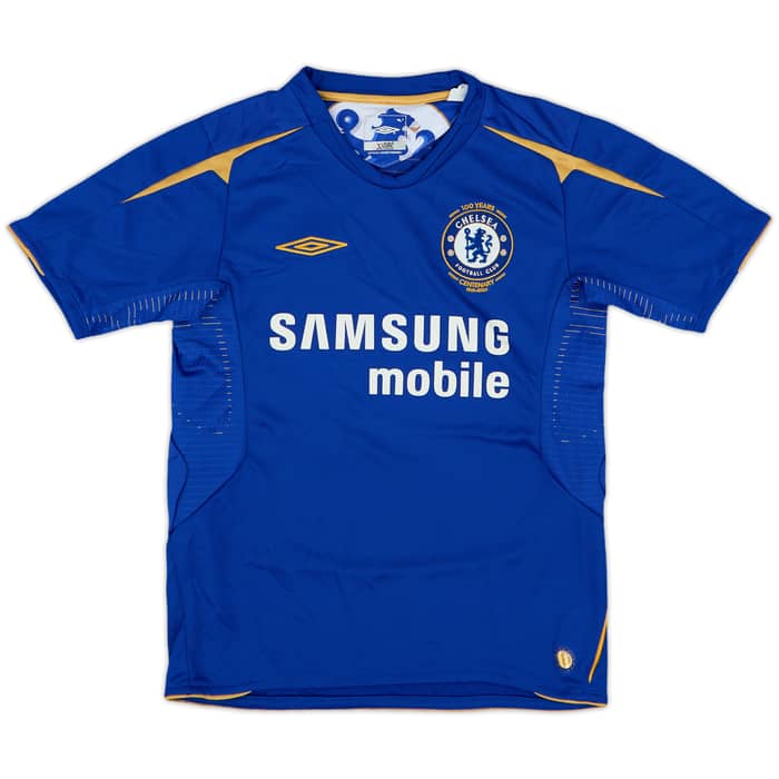 2005-06 Chelsea Centenary Home Shirt - 7/10 - (S.Boys)