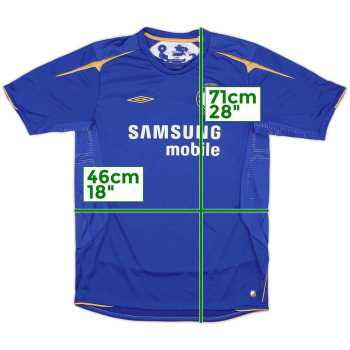 2005-06 Chelsea Centenary Home Shirt - 8/10 - (XL.Boys)