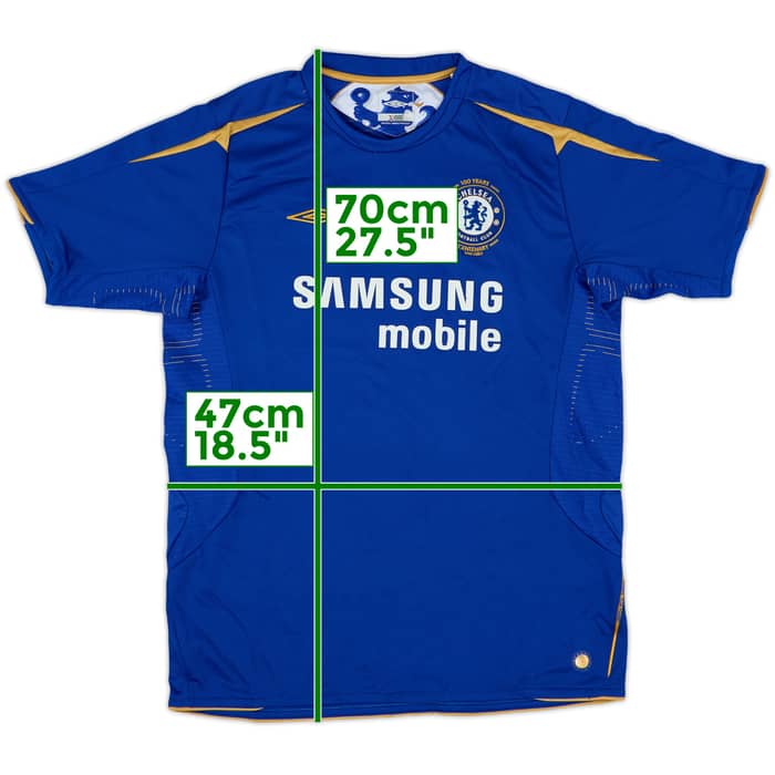 2005-06 Chelsea Centenary Home Shirt - 7/10 - (XL.Boys)