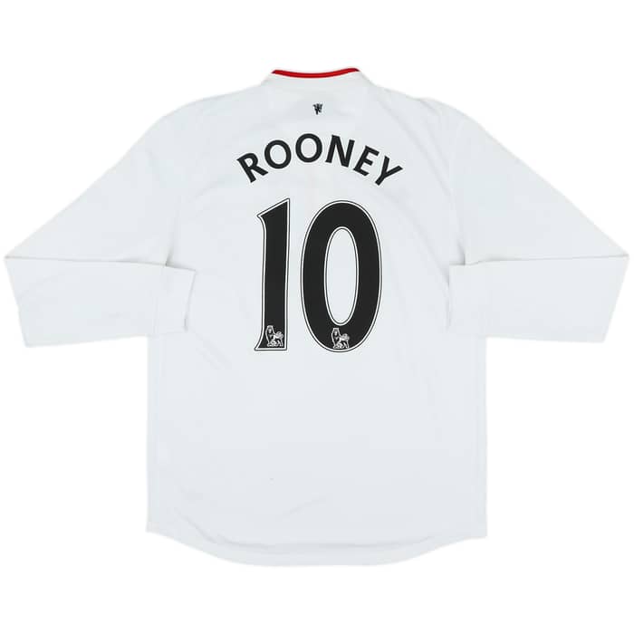 2012-14 Manchester United Away L/S Shirt Rooney #10 - 8/10 - (M)