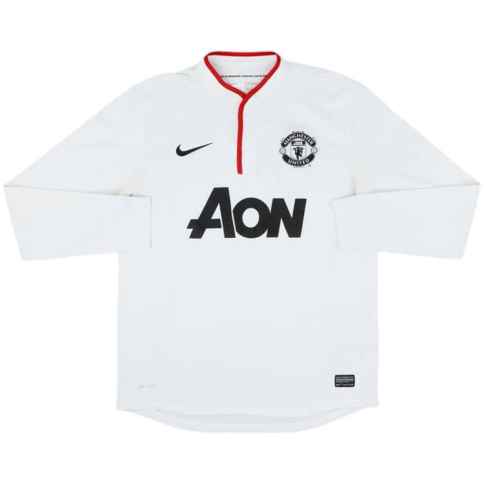 2012-14 Manchester United Away L/S Shirt Rooney #10 - 8/10 - (M)