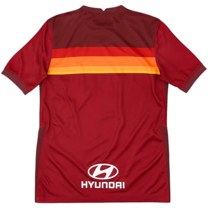 2020-21 Roma Home Shirt - 8/10 - (XL.Boys)