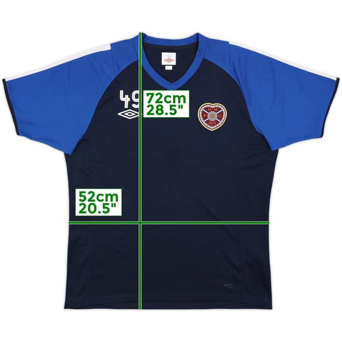 2010-11 Hearts Player Issue Umbro Training Shirt #49 - 7/10 - (XL)