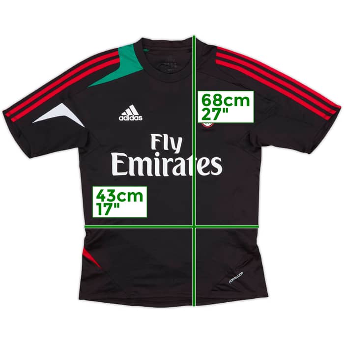 2012-13 AC Milan Formotion Training Shirt - 6/10 - (S)