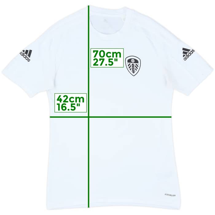 2021-22 Leeds United adidas Training Shirt - 8/10 - (XS)