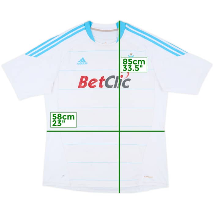 2010-11 Olympique Marseille Home Shirt - 4/10 - (XXL)