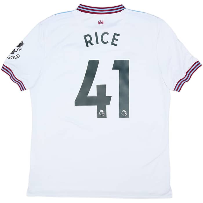 2019-20 West Ham Away Shirt Rice #41 - 8/10 - (XL)