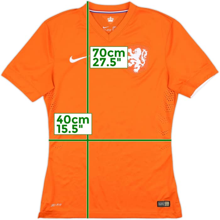 2014-15 Netherlands Authentic Home Shirt - 7/10 - (M)
