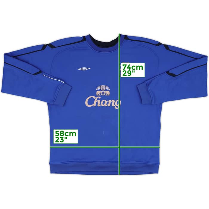2006-07 Everton Umbro Sweat Top - 7/10 - (XXL)
