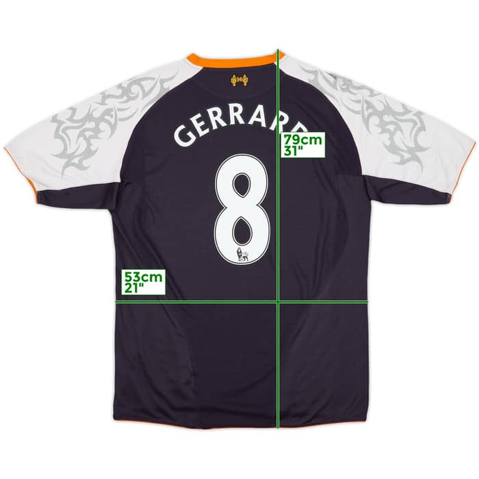 2012-13 Liverpool Third Shirt Gerrard #8 - 5/10 - (XL)