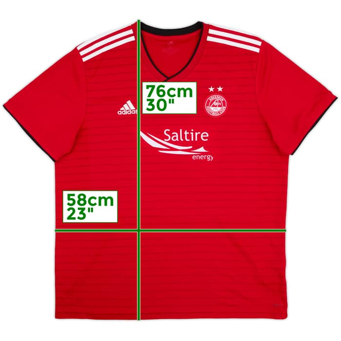 2018-19 Aberdeen Home Shirt - 8/10 - (XL)