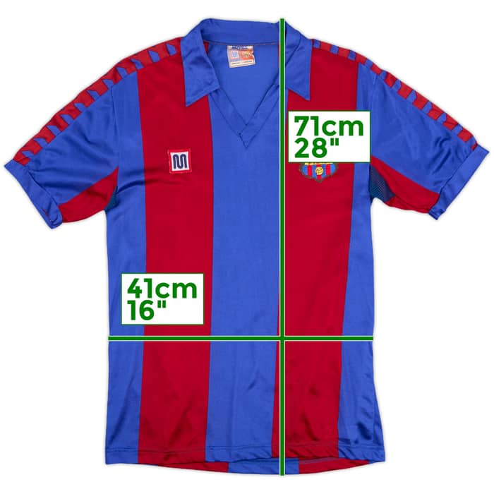 1984-89 Barcelona Home Shirt - 8/10 - (S)