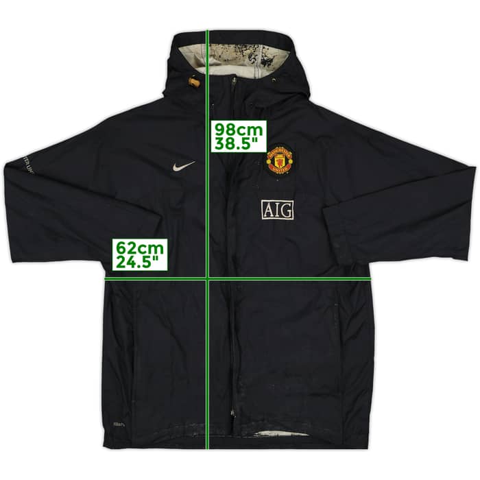 2008-09 Manchester United Nike Hooded Track Jacket - 5/10 - (XL)